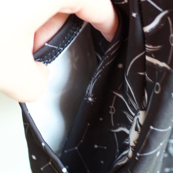 Blackmilk Moon and Sun Black Short Overalls Large - Picture 3 of 7